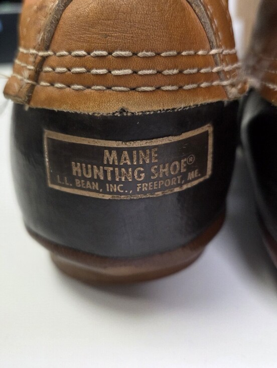 VTG L.L. Bean Maine Hunting Boots Shoes Men\'s Size 11 M Made In USA 8 EYELET main image 11